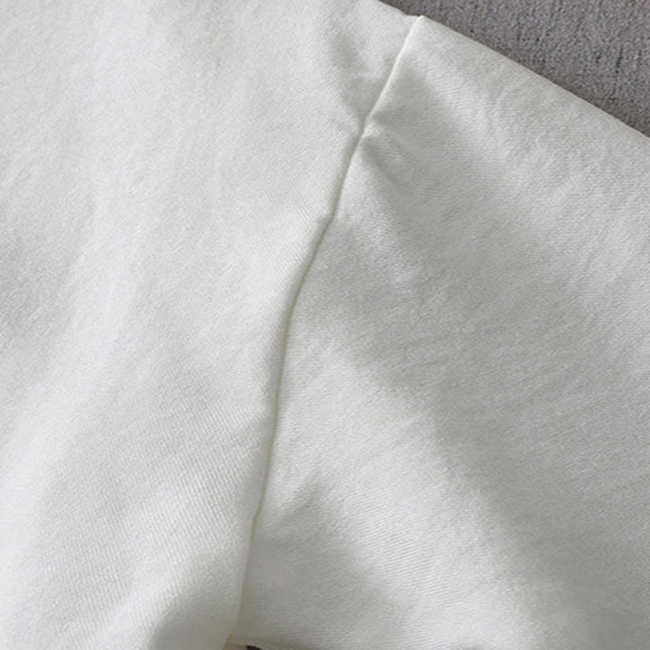 Buddha Stones Solid Color Button Long Sleeve Women's Shirt - image 6