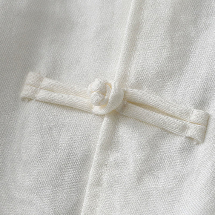 Buddha Stones Solid Color Button Long Sleeve Women's Shirt - image 4