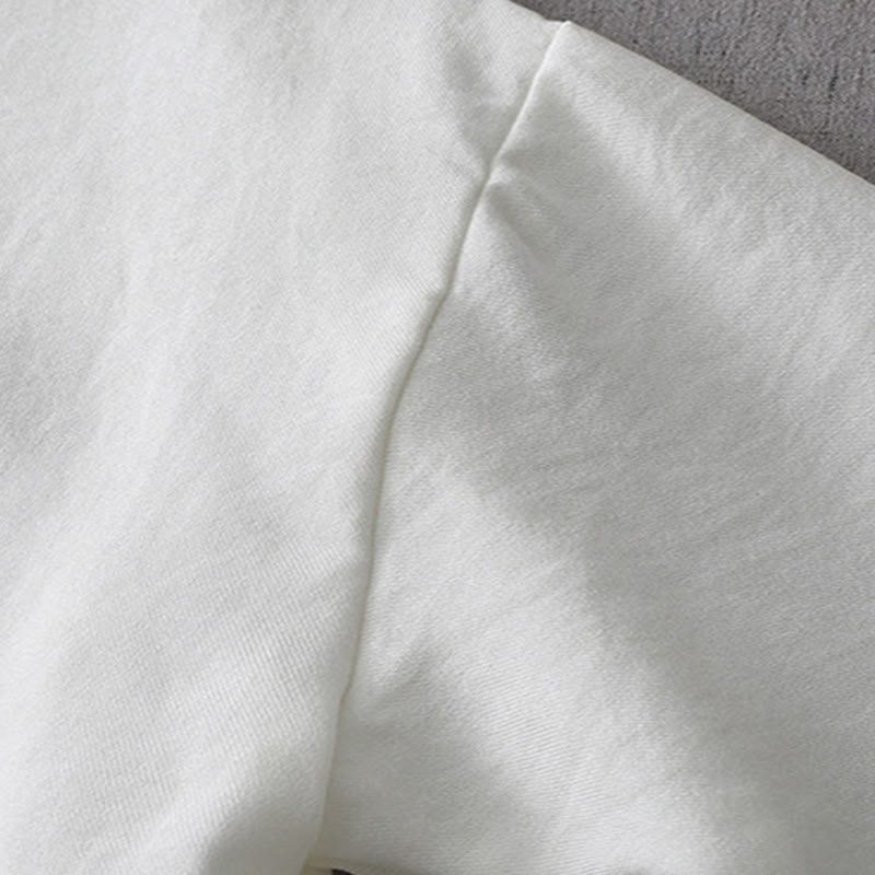 Buddha Stones Solid Color Button Long Sleeve Women's Shirt - image 6