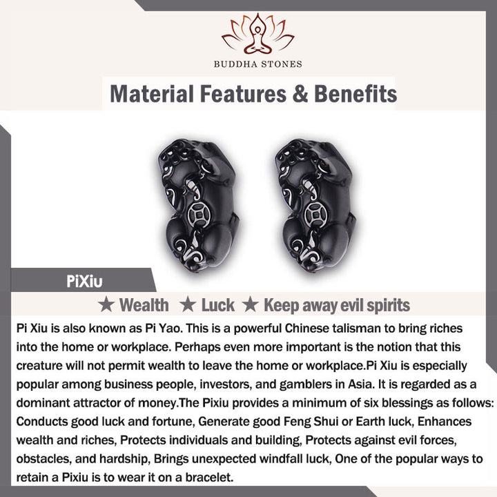 Buddha Stones Pi Xiu Copper Luck Keep Away Evil Spirits Bracelet Bangle - image 5