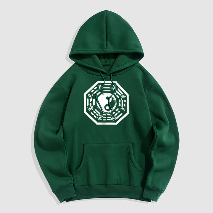 Buddha Stones Ba Gua Fleece Lined Hoodie