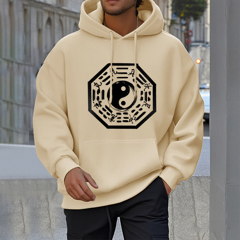 Buddha Stones Ba Gua Fleece Lined Hoodie