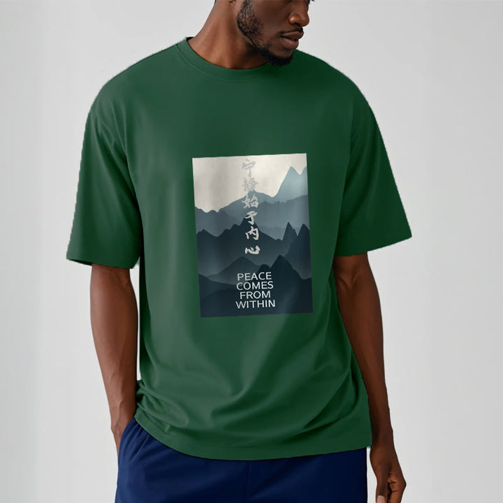 Buddha Stones Peace Comes From Within Tee T-shirt