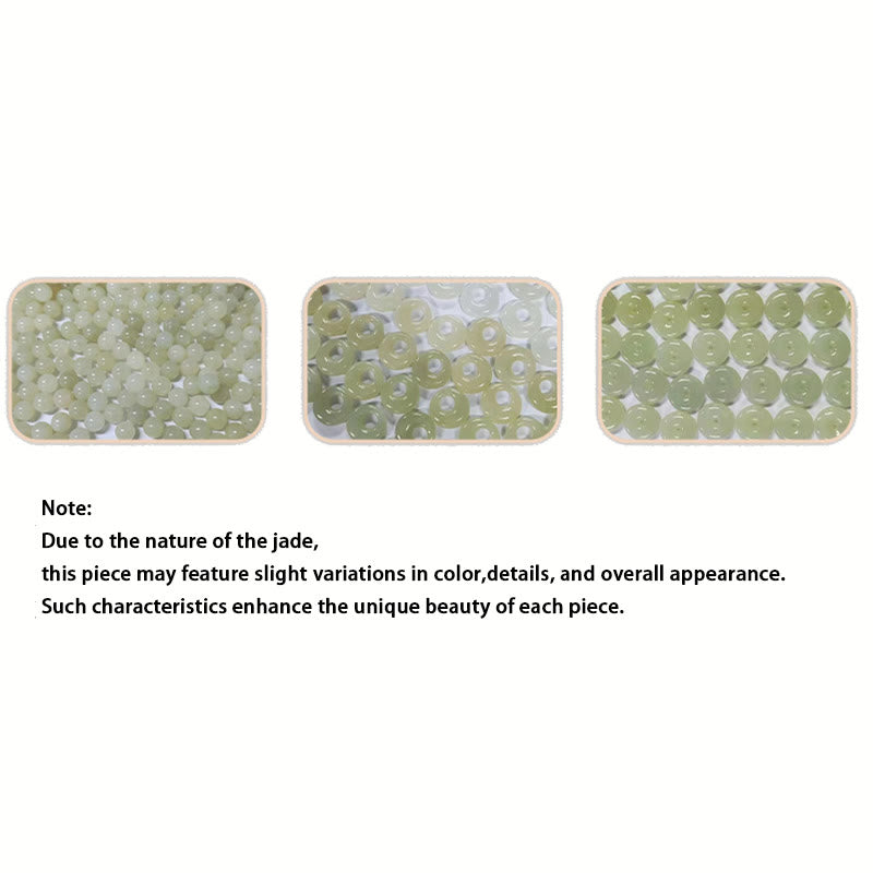 Buddha Stones 925 Sterling Silver Year Of The Horse Hetian Jade Peace Buckle Luck Necklace Pendant - image 6