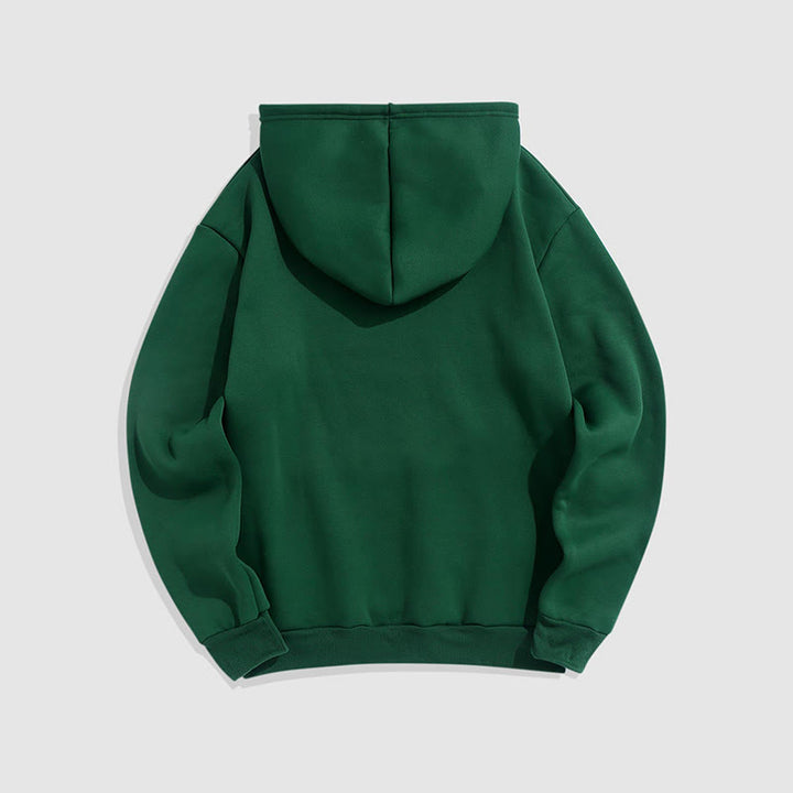 Buddha Stones Koi Fish Lotus Design Fleece Lined Hoodie - image 3