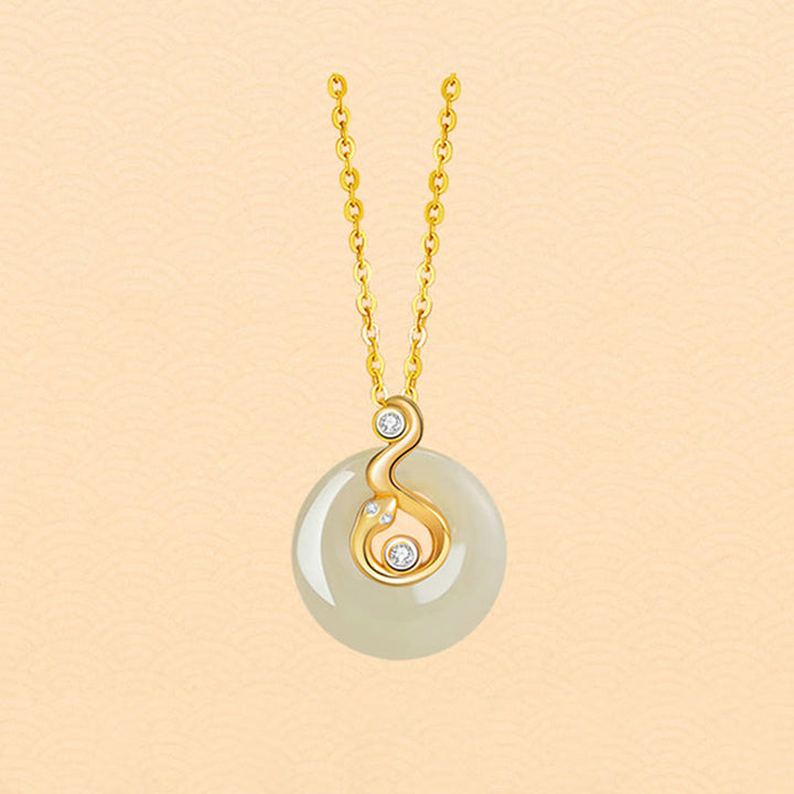 Buddha Stones Chinese Zodiac Hetian Jade 925 Sterling Silver Abundance Necklace Pendant - image 19