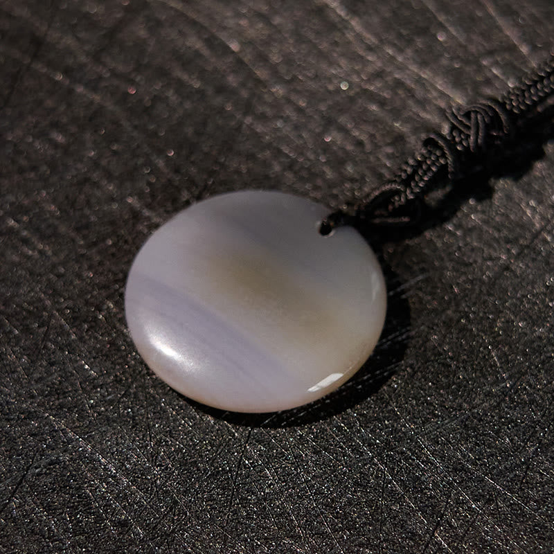 Buddha Stones Vajra Dorje Sanskrit Pattern Natural Various Crystal Black Obsidian Fulfilment Necklace Pendant - image 31