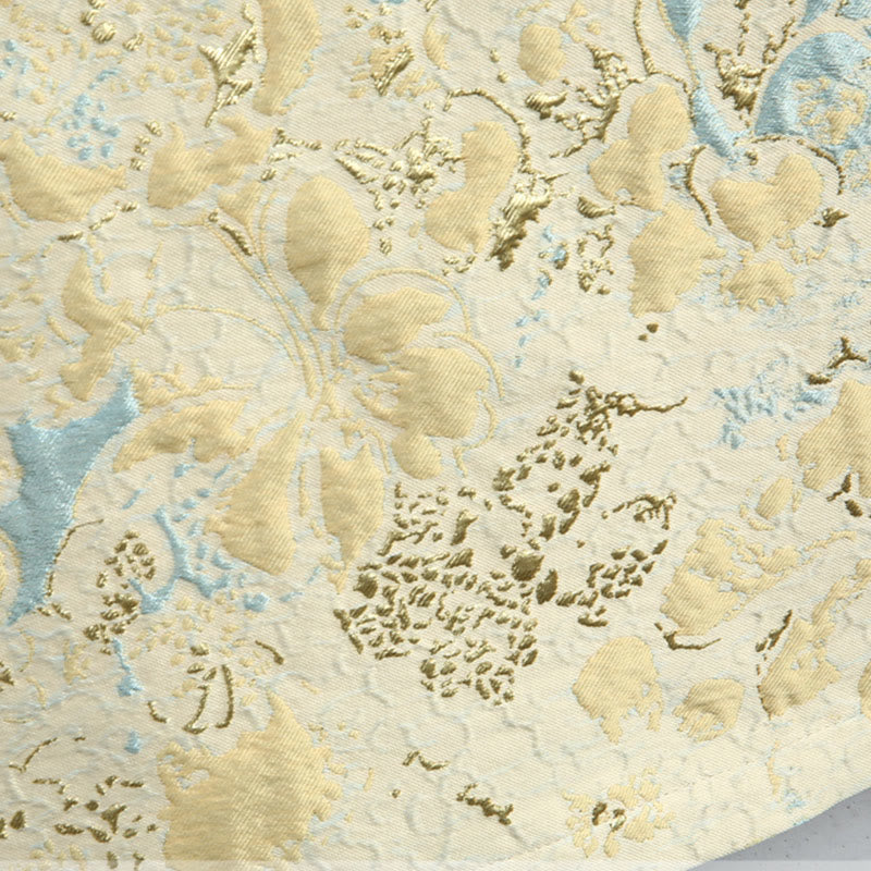 Buddha Stones Chinese New Year Jacquard Embroidery Frog-button Tang Suit Men's Jacket Shirt With Pockets - image 5