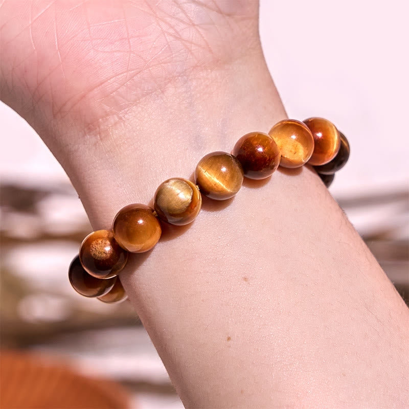 Buddha Stones Tiger Eye Strength Bracelet