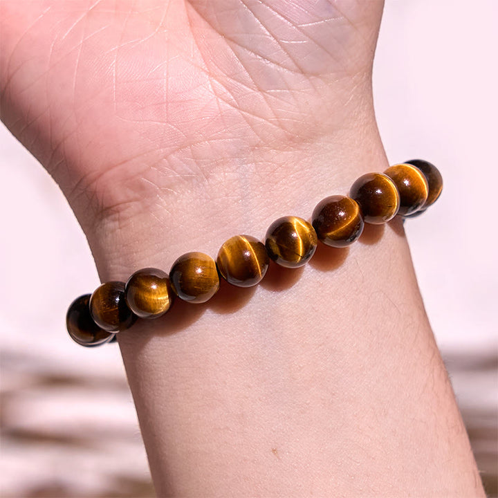 Buddha Stones Tiger Eye Strength Bracelet