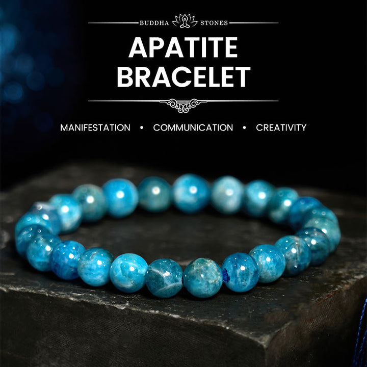 Buddha Stone Apatite Motivation Bracelet