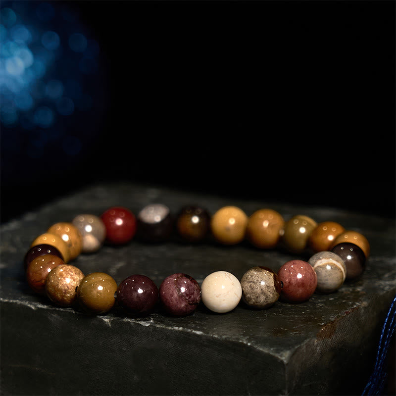 Buddha Stone Mookaite Motivation Bracelet