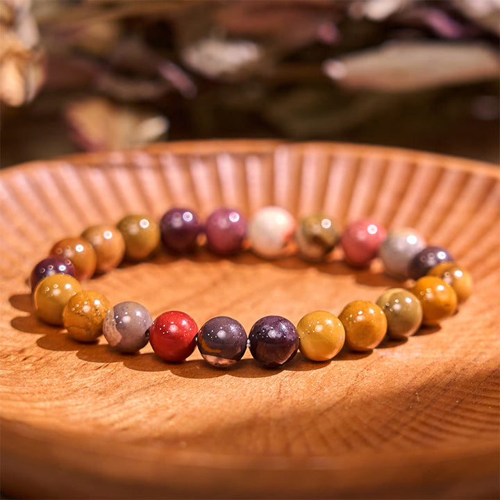 Buddha Stone Mookaite Motivation Bracelet