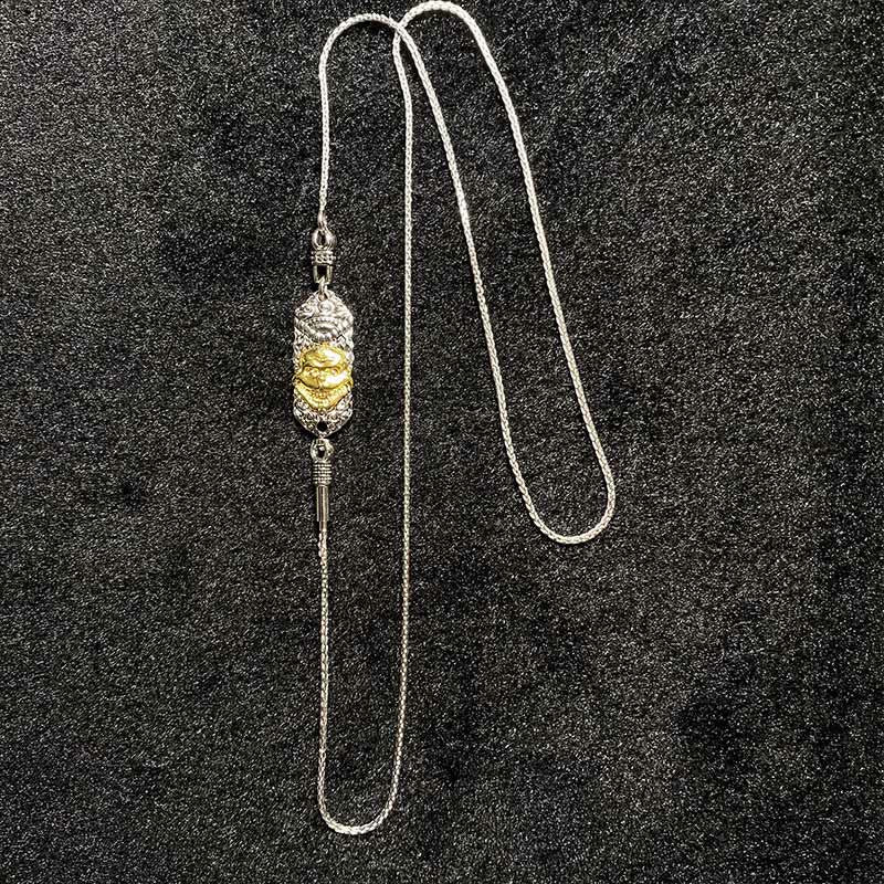 Buddha Stones 925 Sterling Silver Thousand-armed Guanyin Kwan Yin Avalokiteśvara Wealth Necklace Pendant - image 21