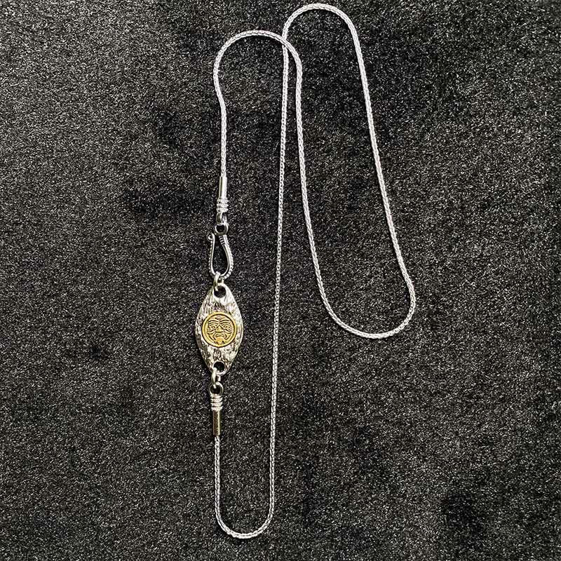 Buddha Stones 925 Sterling Silver Tibetan Garuda Bird Dragon Snake Wisdom Necklace Pendant - image 18