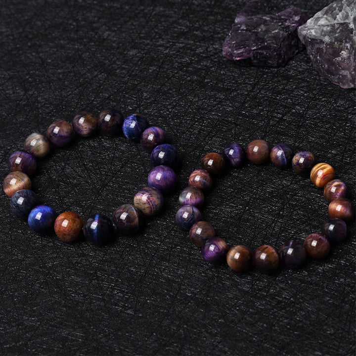 Buddha Stone Various Tiger Eye Confidence Bracelet