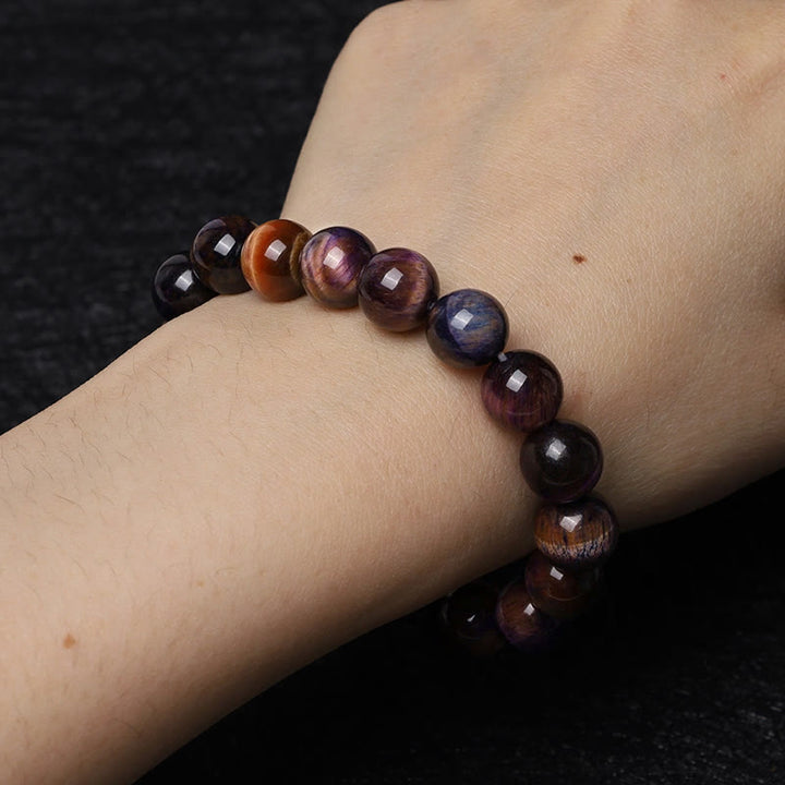 Buddha Stone Various Tiger Eye Confidence Bracelet