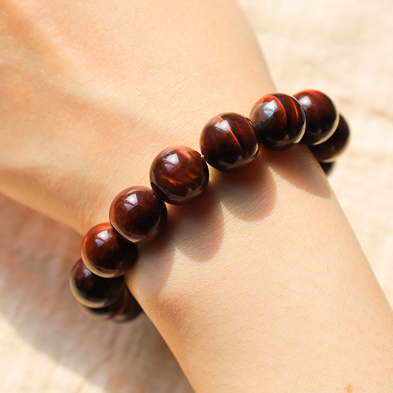 Buddha Stones Various Tiger Eye Confidence Bracelet