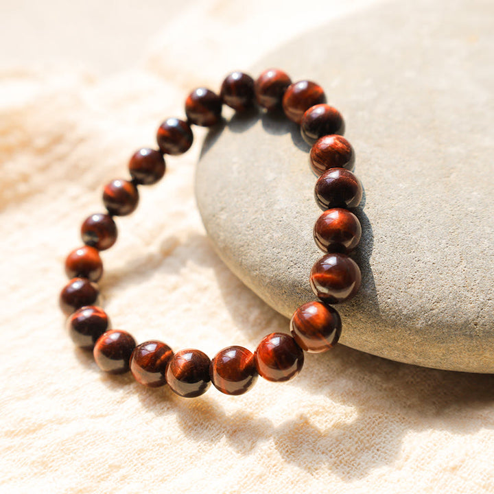 Buddha Stone Various Tiger Eye Confidence Bracelet