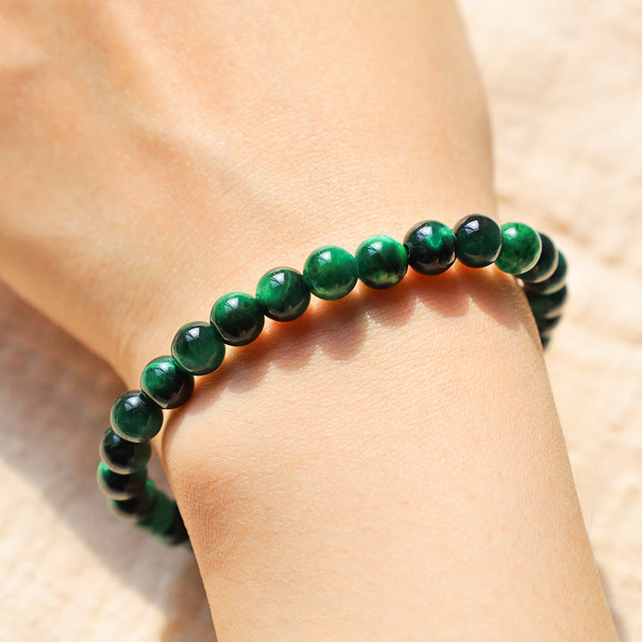 Buddha Stones Various Tiger Eye Confidence Bracelet
