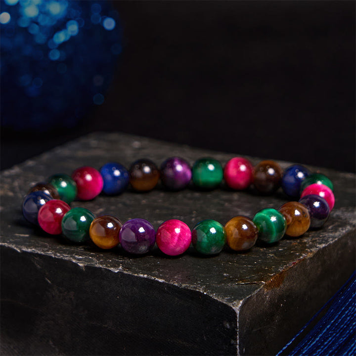 Buddha Stones Various Tiger Eye Confidence Bracelet