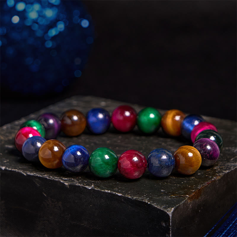Buddha Stones Various Tiger Eye Confidence Bracelet - image 75