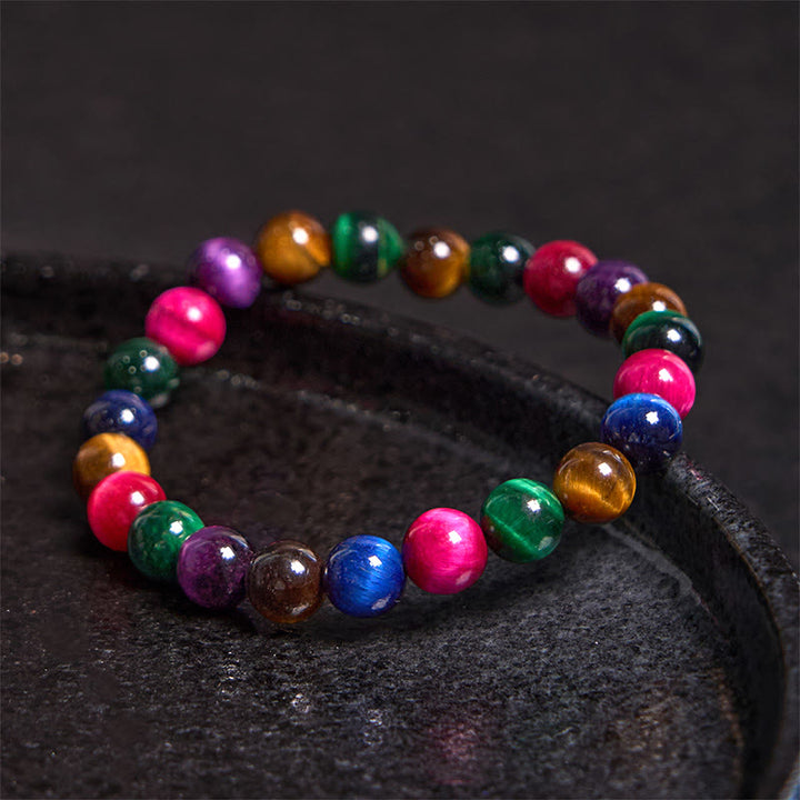 Buddha Stones Various Tiger Eye Confidence Bracelet