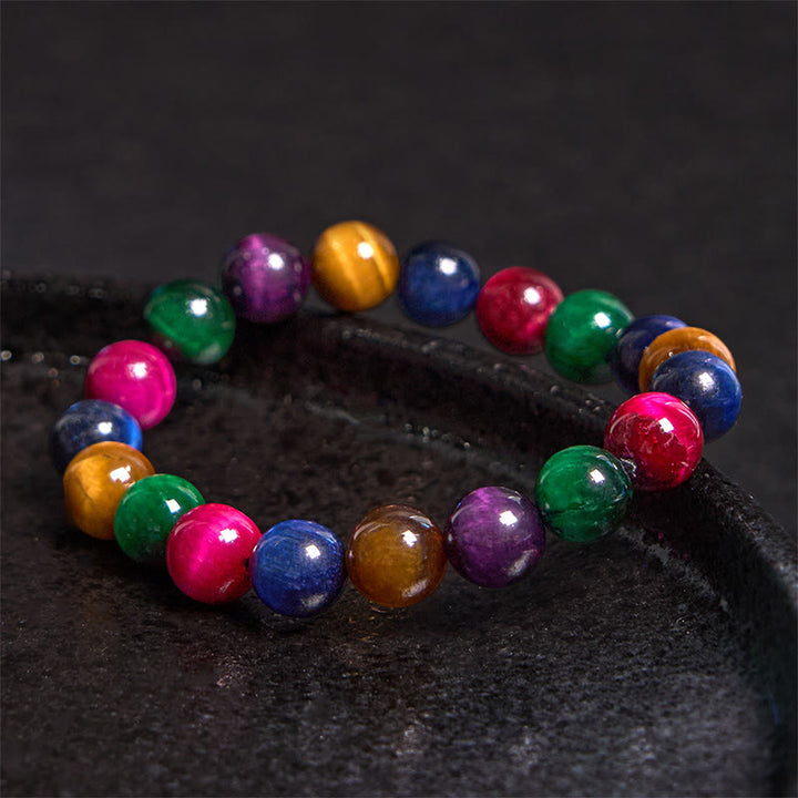 Buddha Stones Various Tiger Eye Confidence Bracelet