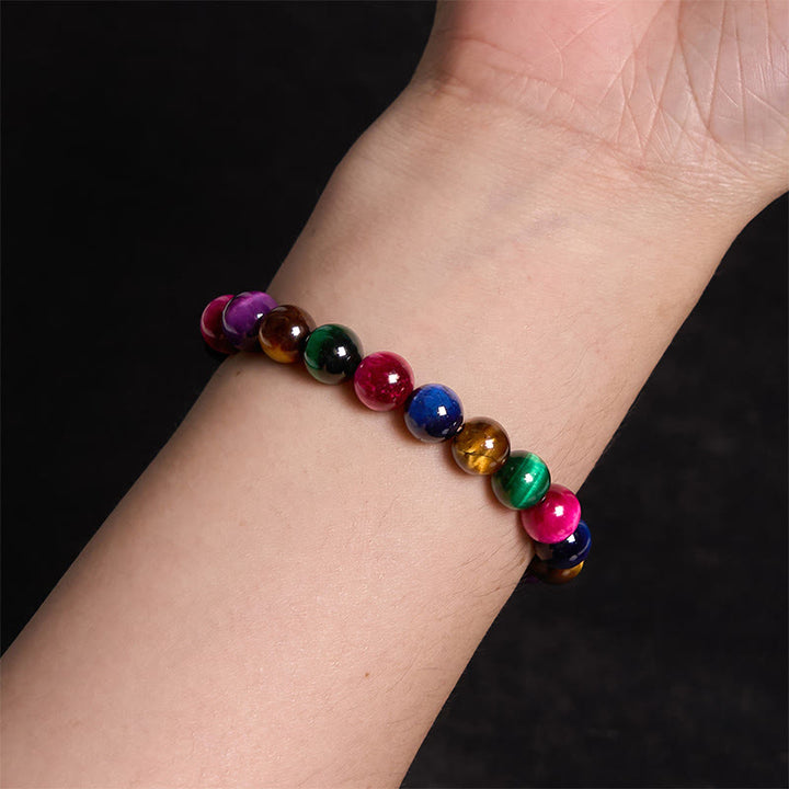 Buddha Stones Various Tiger Eye Confidence Bracelet