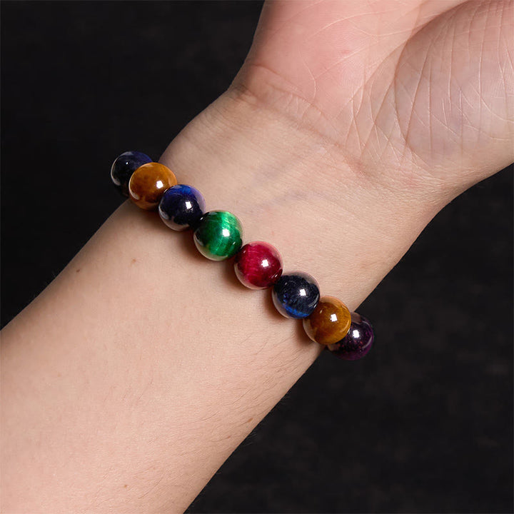 Buddha Stones Various Tiger Eye Confidence Bracelet