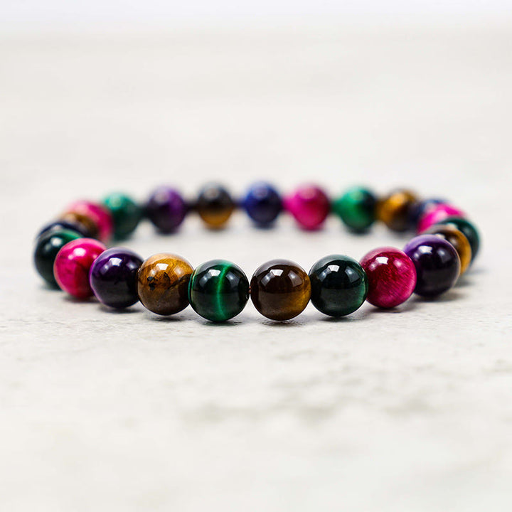 Buddha Stones Various Tiger Eye Confidence Bracelet