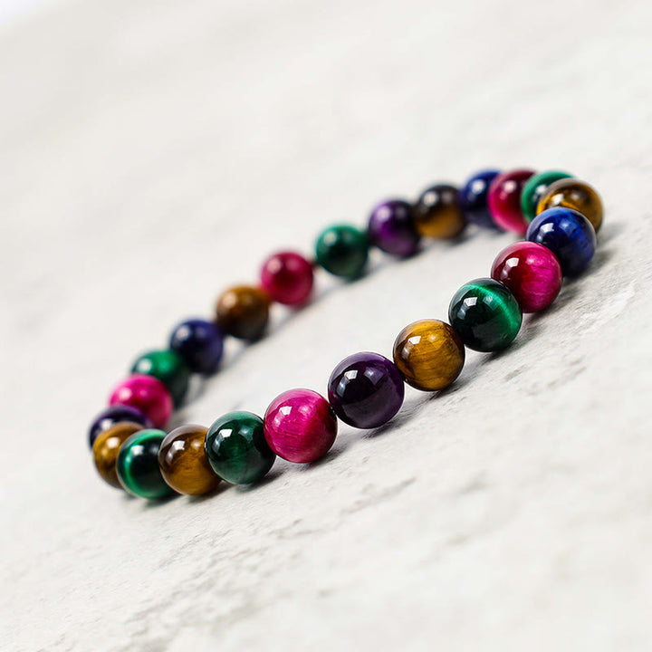 Buddha Stones Various Tiger Eye Confidence Bracelet