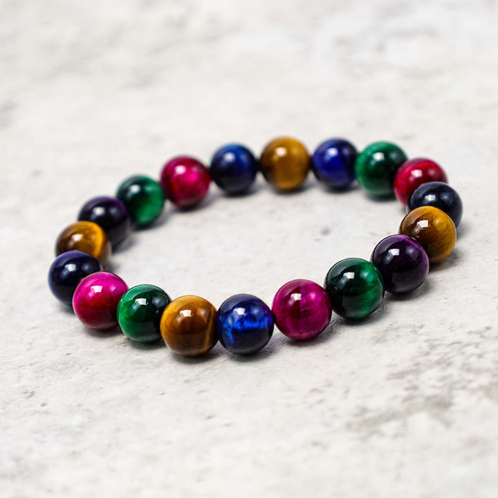 Buddha Stones Various Tiger Eye Confidence Bracelet
