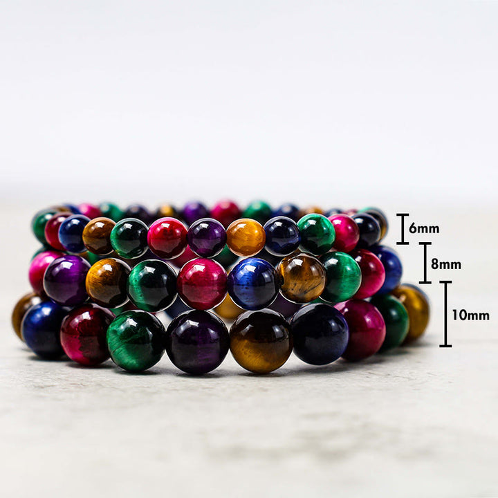 Buddha Stones Various Tiger Eye Confidence Bracelet