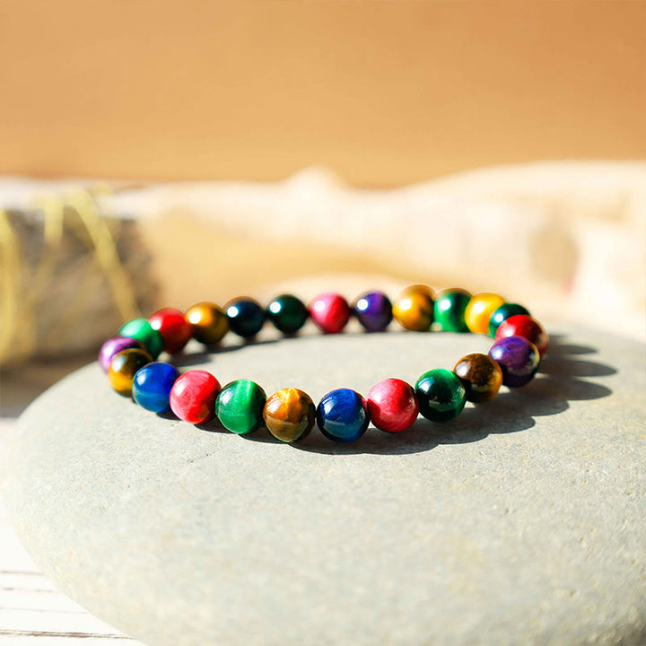 Buddha Stones Various Tiger Eye Confidence Bracelet