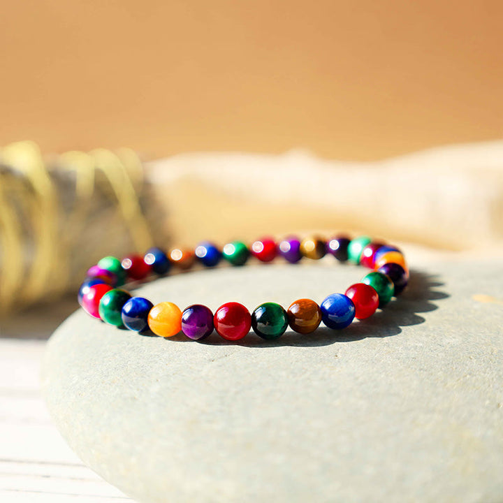 Buddha Stones Various Tiger Eye Confidence Bracelet