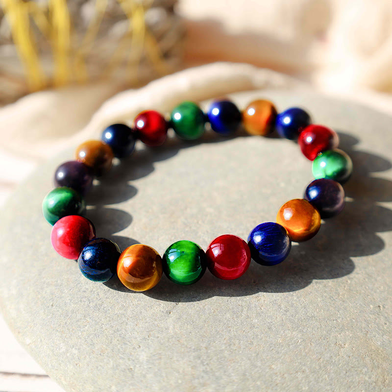 Buddha Stones Various Tiger Eye Confidence Bracelet - image 74