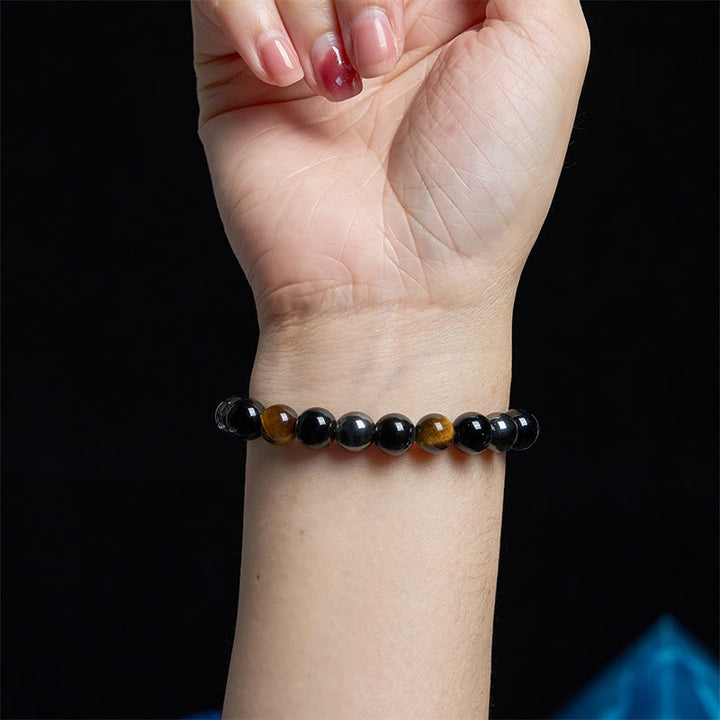 Buddha Stones Various Tiger Eye Confidence Bracelet