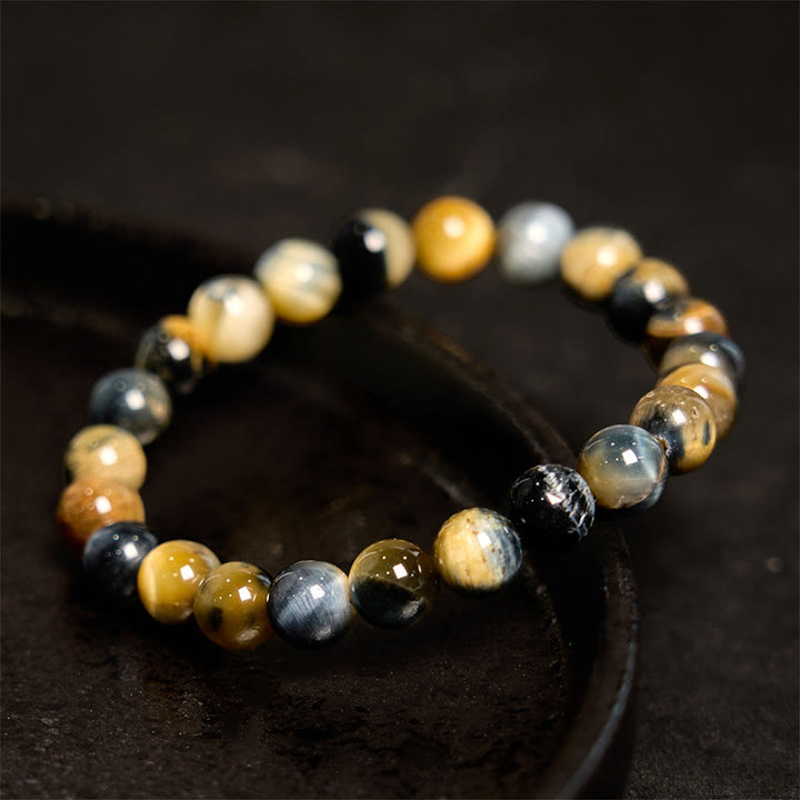 Buddha Stones Various Tiger Eye Confidence Bracelet