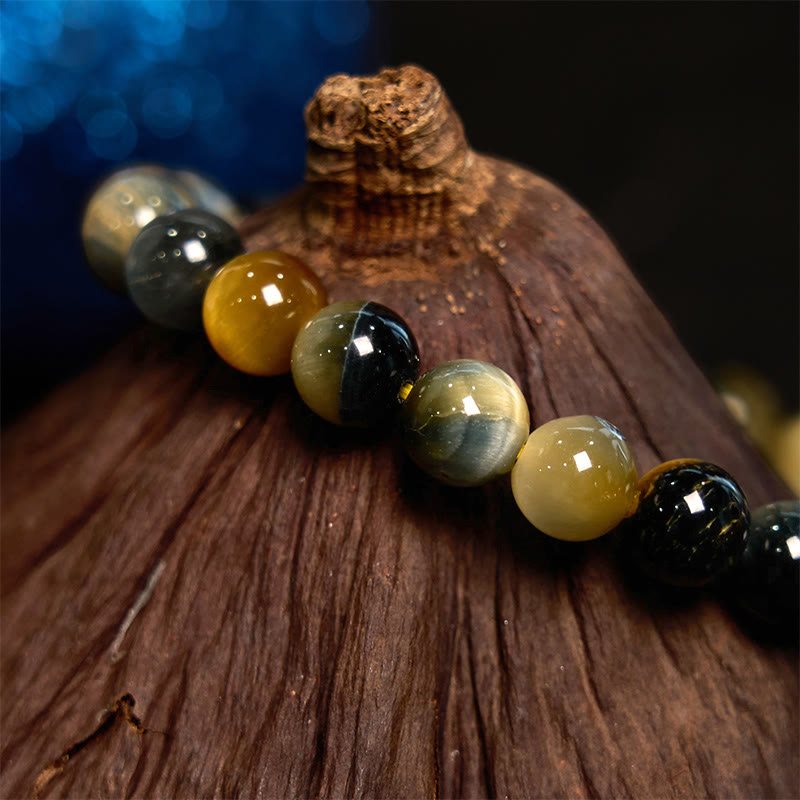 Buddha Stones Various Tiger Eye Confidence Bracelet
