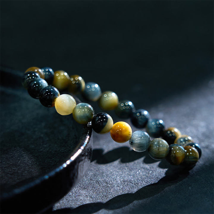Buddha Stones Various Tiger Eye Confidence Bracelet