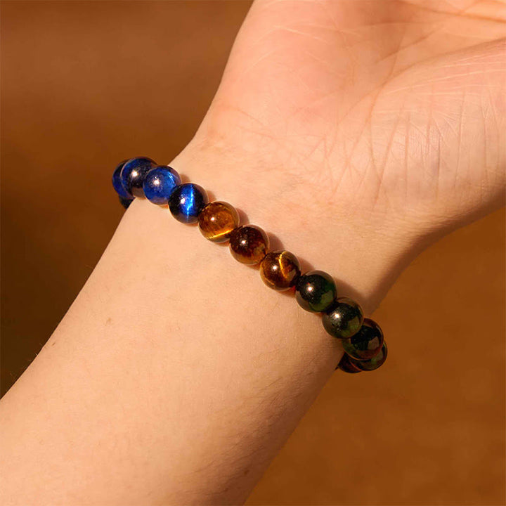 Buddha Stones Various Tiger Eye Confidence Bracelet
