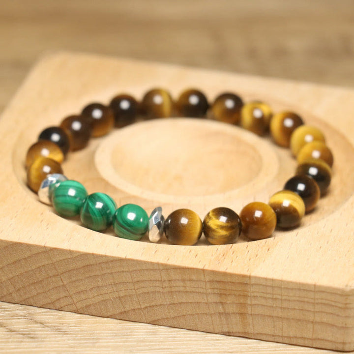 Buddha Stones Various Tiger Eye Confidence Bracelet