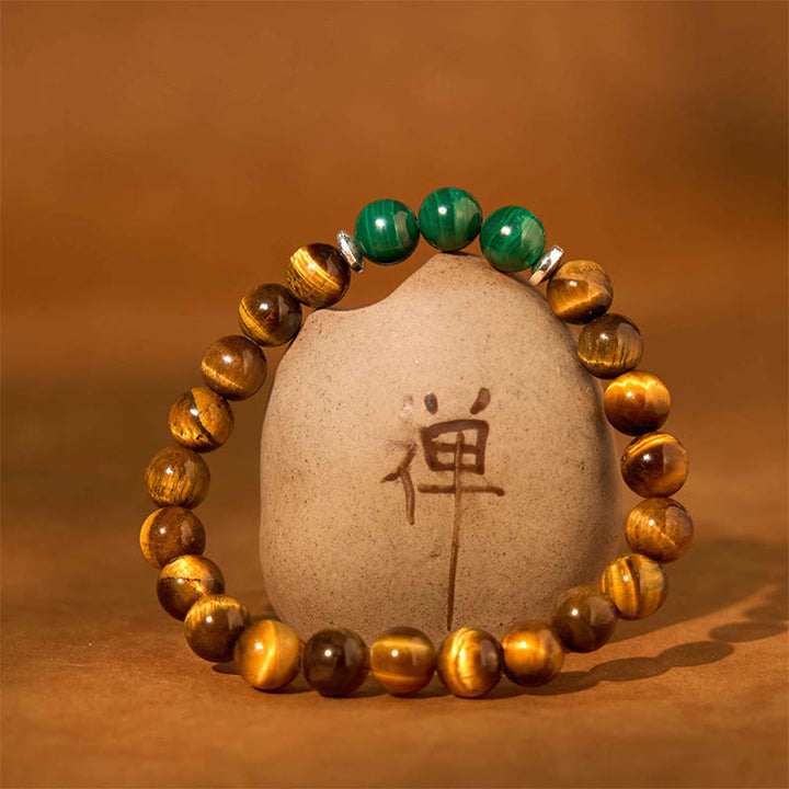 Buddha Stones Various Tiger Eye Confidence Bracelet