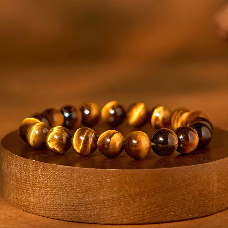 Buddha Stones Various Tiger Eye Confidence Bracelet