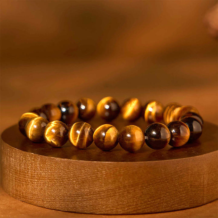 Buddha Stones Various Tiger Eye Confidence Bracelet