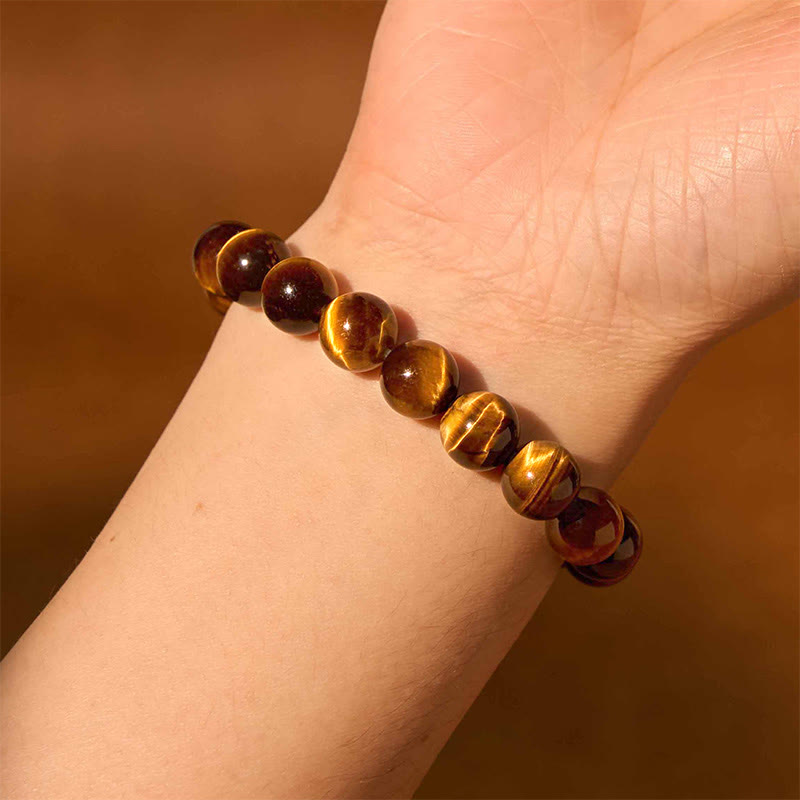 Buddha Stones Various Tiger Eye Confidence Bracelet - image 117