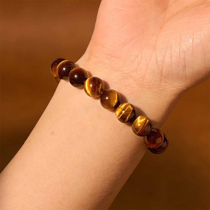 Buddha Stones Various Tiger Eye Confidence Bracelet - image 117