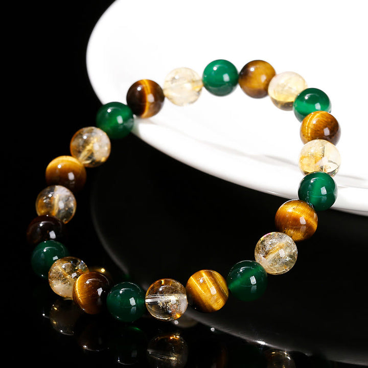 Buddha Stones Various Tiger Eye Confidence Bracelet - image 123