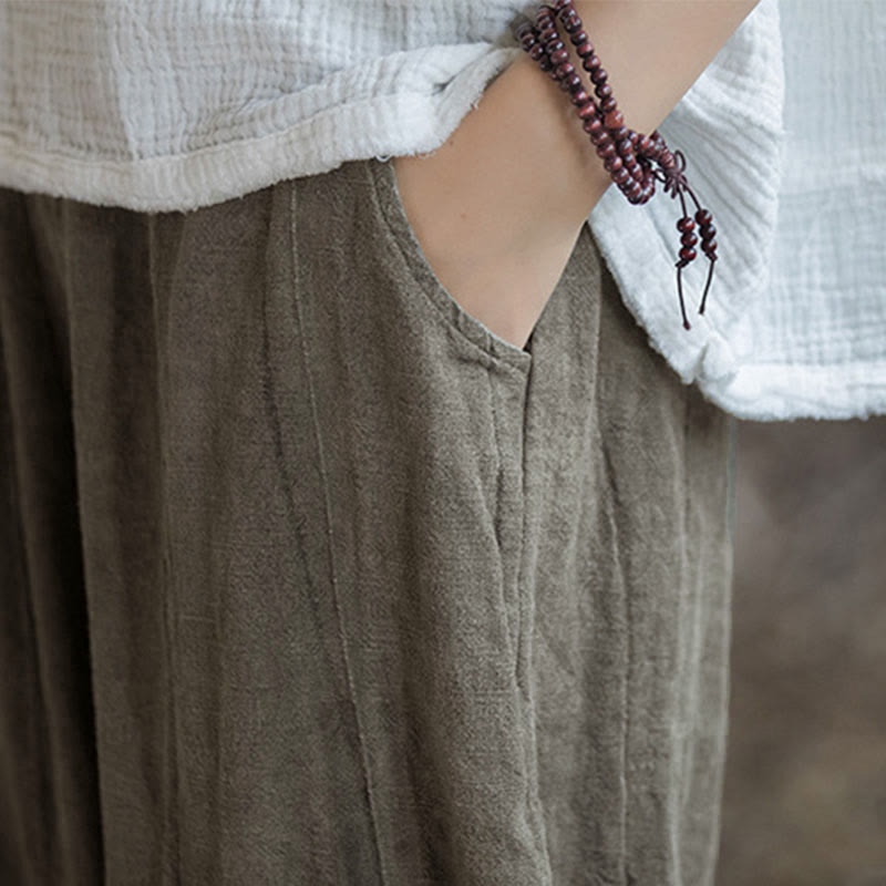 Buddha Stones Retro Tie Dye Harem Pants Casual Women's Yoga Pants With Pockets - image 20